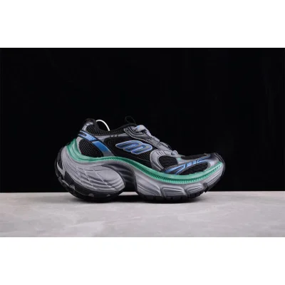 Balenciaga 10XL Sneakers "Black/Gray/Blue/Green" фото № 2