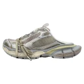 Balenciaga 3XL Mule "Green/Silver"