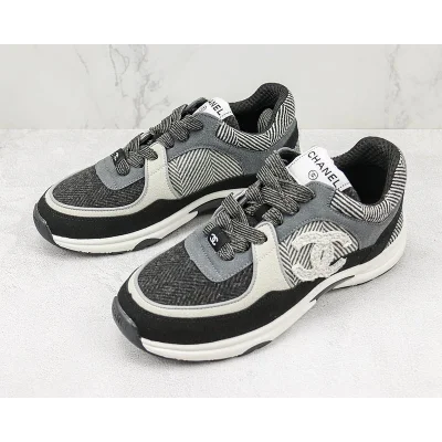 Chanel Low Top Trainer CC "Dark Grey" фото № 5