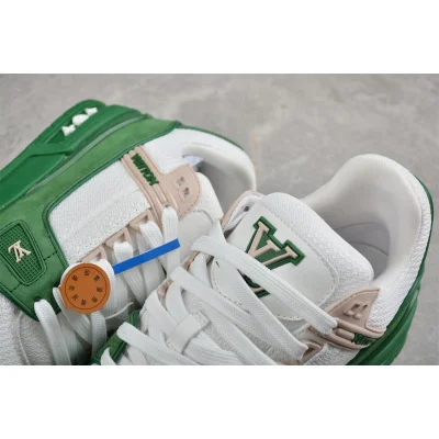 Louis Vuitton Trainer "White/Green" фото № 8