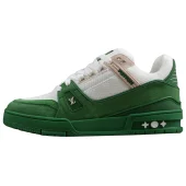 Louis Vuitton Trainer "White/Green"