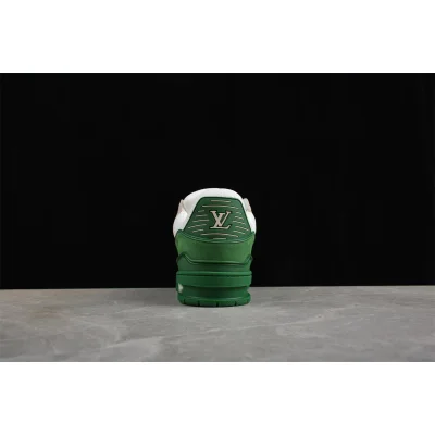 Louis Vuitton Trainer "White/Green" фото № 5