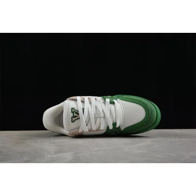 Louis Vuitton Trainer "White/Green" фото № 3
