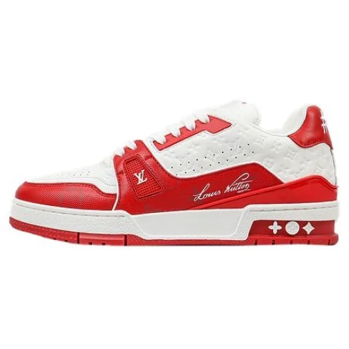 Louis Vuitton LV Trainer 2021 Low "White/Signature Red"