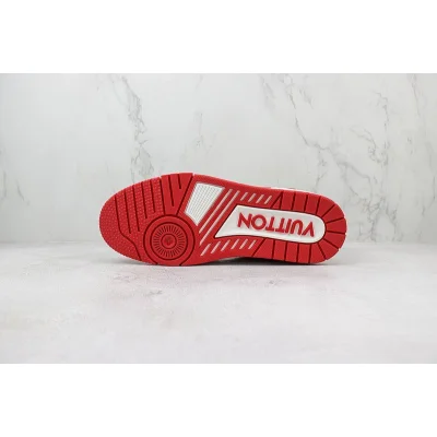 Louis Vuitton LV Trainer 2021 Low "White/Signature Red" фото № 8