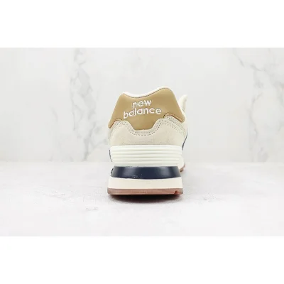 New Balance 574 "Cream White/Blue/Beige" фото № 9