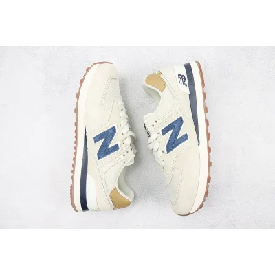 New Balance 574 "Cream White/Blue/Beige" фото № 7