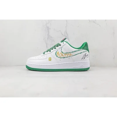 Nike Air Force 1 Low "Boston Gold/White/Green" фото № 2