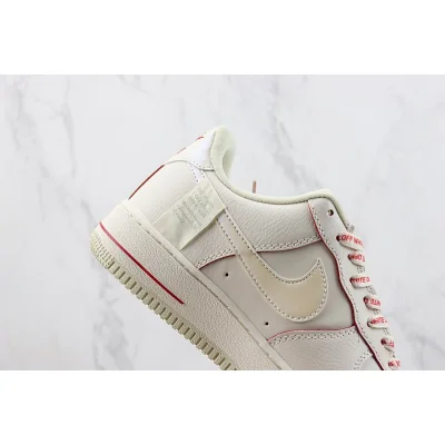 Off-White x Nike Air Force 1 Low "Cream White/Red" фото № 3