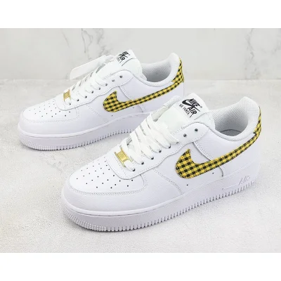 Nike Air Force 1 Low "Gingham Yellow/Black" фото № 5