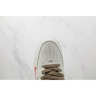Nike Air Force 1 High "Off White/Brown/Red" фото № 4 Nike Air Force 1 High "Off White/Brown/Red" фото № 4