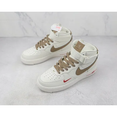 Nike Air Force 1 High "Off White/Brown/Red" фото № 5 Nike Air Force 1 High "Off White/Brown/Red" фото № 5