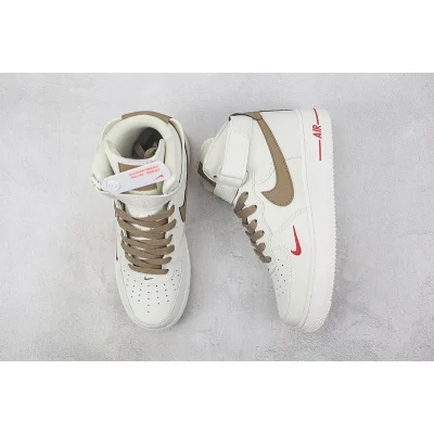 Nike Air Force 1 High "Off White/Brown/Red" фото № 6 Nike Air Force 1 High "Off White/Brown/Red" фото № 6