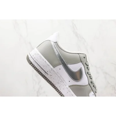Nike Air Force 1 Low "White/Silver/Grey Spots" фото № 3