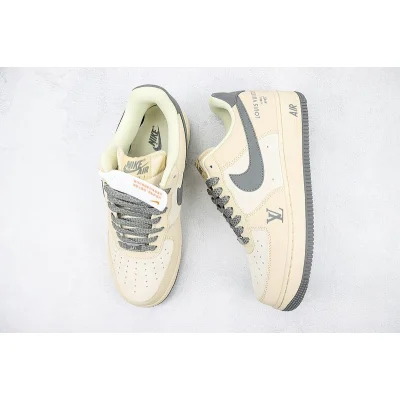 Louis Vuitton x Nike Air Force 1 Low "Leather Shami/Grey" фото № 6