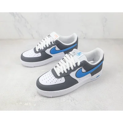 Nike Air Force 1 Low 07 "Dark Grey/Neon Blue" фото № 5 Nike Air Force 1 Low 07 "Dark Grey/Neon Blue" фото № 5