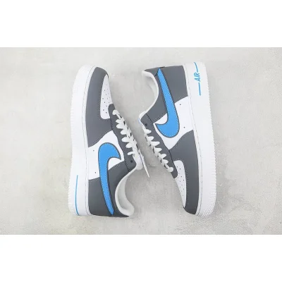 Nike Air Force 1 Low 07 "Dark Grey/Neon Blue" фото № 6 Nike Air Force 1 Low 07 "Dark Grey/Neon Blue" фото № 6