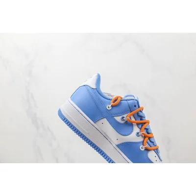 Off-White x Nike Air Force 1 Low "Blue/Orange" фото № 3