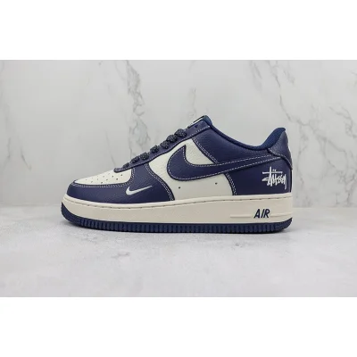 Stussy x Nike Air Force 1 "Midnight Blue/White" фото № 2