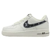 Louis Vuitton x Nike Air Force 1 Low "White/Black/Grey"