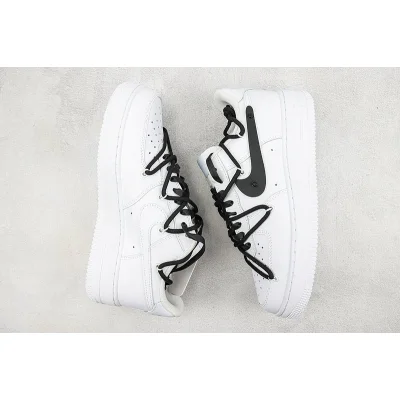 Nike Air Force 1 Low "White/Black Double Lacing" фото № 6 Nike Air Force 1 Low "White/Black Double Lacing" фото № 6