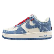Levi's x Nike Air Force 1 Low "Blue Denim/Cream White/Red"