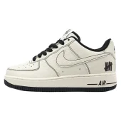 Undefeated x Nike Air Force 1 Low "Beige/Black"