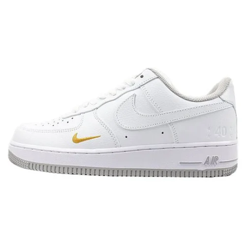 Nike Air Force 1 Low "40th Anniversary/White/Light Grey/Gold"