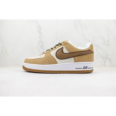 Nike Air Force 1 Low "Khaki Suede/White/Black" фото № 2 Nike Air Force 1 Low "Khaki Suede/White/Black" фото № 2