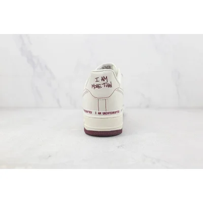 Undefeated x Nike Air Force 1 Low "Wine/Red" фото № 9