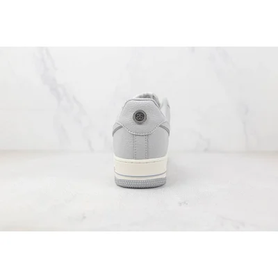 Stussy x Nike Air Force 1 Low "Grey/Beige" фото № 9