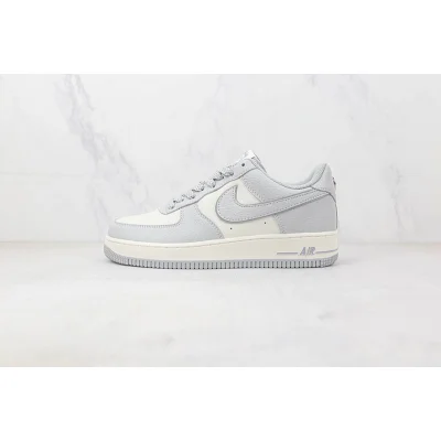 Stussy x Nike Air Force 1 Low "Grey/Beige" фото № 2