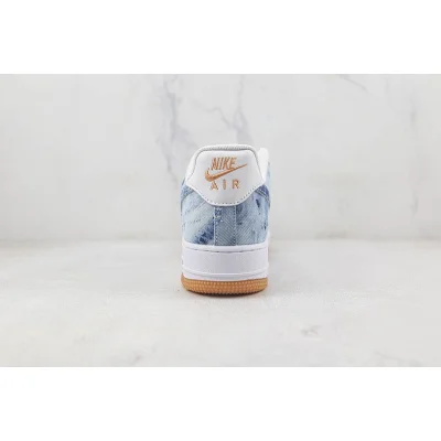 Nike Air Force 1 Low "Denim Blue/White/Yellow Smile" фото № 9