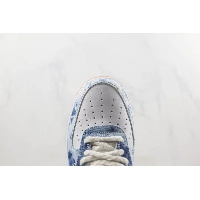 Nike Air Force 1 Low "Denim Blue/White/Yellow Smile" фото № 4