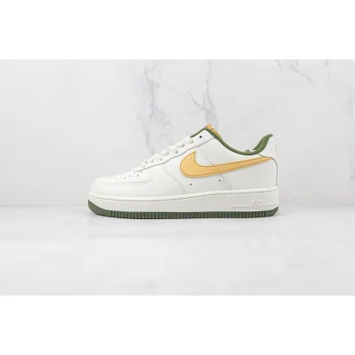 Nike Air Force 1 Low "Rice White/Yellow/Dark Olive Green" фото № 2