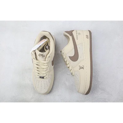 Louis Vuitton x Nike Air Force 1 Low «Brown/Cream/White» фото № 7