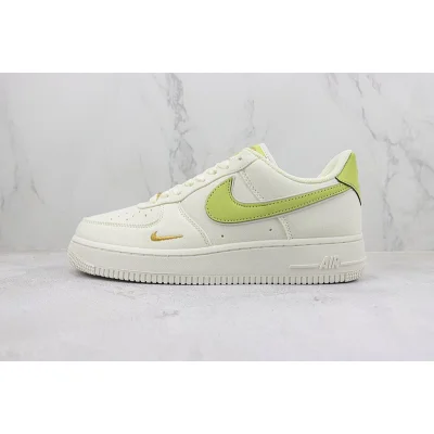 Nike Air Force 1 Low "Cream/Metallic Gold/Green" фото № 2
