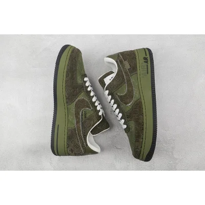Louis Vuitton x Nike Air Force 1 Low "Brown/Green" фото № 6