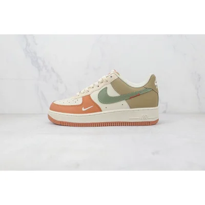 Nike Air Force 1 Low "White/Olive/Orange" фото № 2