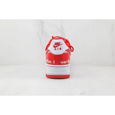 Nike Air Force 1 Low "White University Red" фото № 9