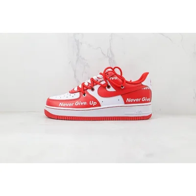 Nike Air Force 1 Low "White University Red" фото № 2