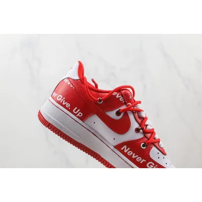 Nike Air Force 1 Low "White University Red" фото № 4
