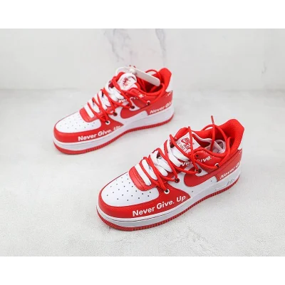 Nike Air Force 1 Low "White University Red" фото № 5