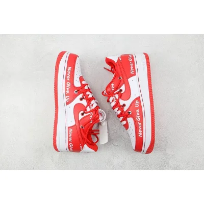 Nike Air Force 1 Low "White University Red" фото № 6