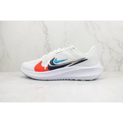 Nike Air Zoom Pegasus 40 "White/Multi Swoosh" фото № 2