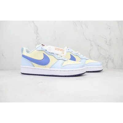Nike Court Borough Low 2 "Baby Blue/Coconut Yellow" фото № 6