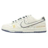 Louis Vuitton x Nike Dunk Low "Porpoise Grey/Cream White/Monogram"