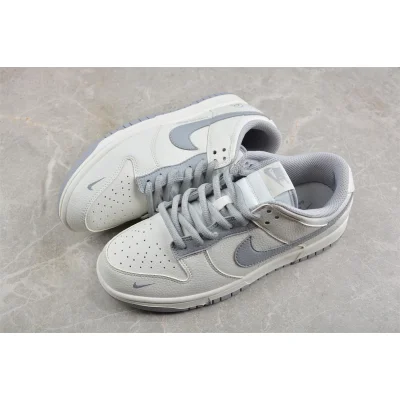 Nike SB Dunk Low Fragment Design "White/Grey" фото № 6