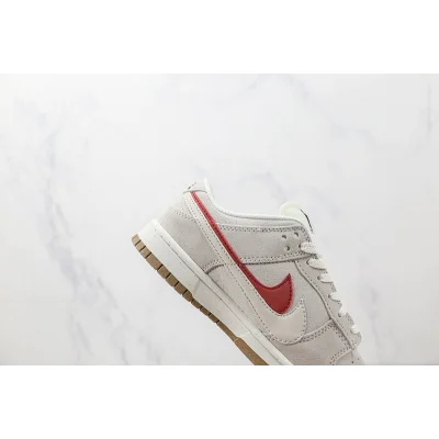 Nike Dunk Low SE 85 Double Swoosh "Sail Grey/Orange" фото № 4