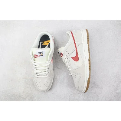 Nike Dunk Low SE 85 Double Swoosh "Sail Grey/Orange" фото № 6